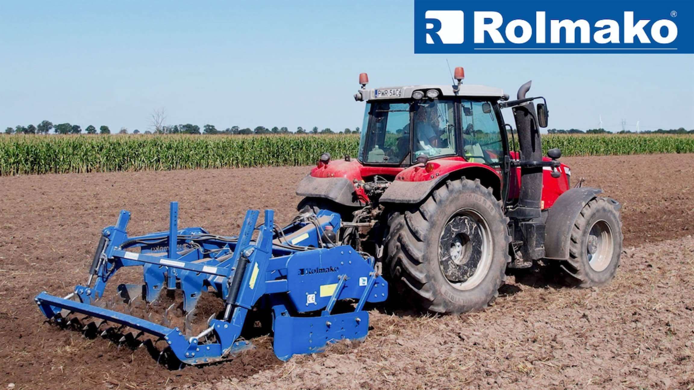 Независимое выращивание почвы с помощью зубчатого плуга от Rolmaco.