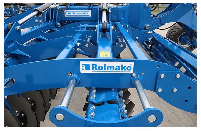 Дисковая борона Rolmako U671 – регулировка смещения дисков