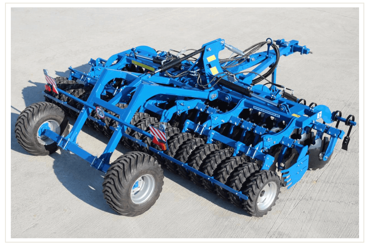 Дисковая борона Rolmako U693 – навесная или полунавесная, подходит для всех хозяйств