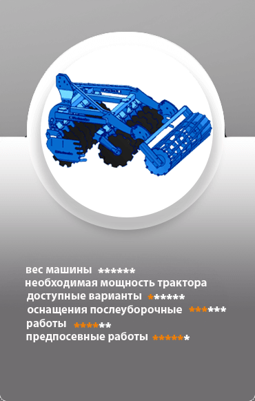 Дисковая борона для виноградников и садов U 645