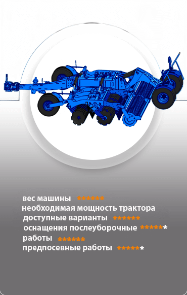 Тяжелая стерневая борона U 671 Standard