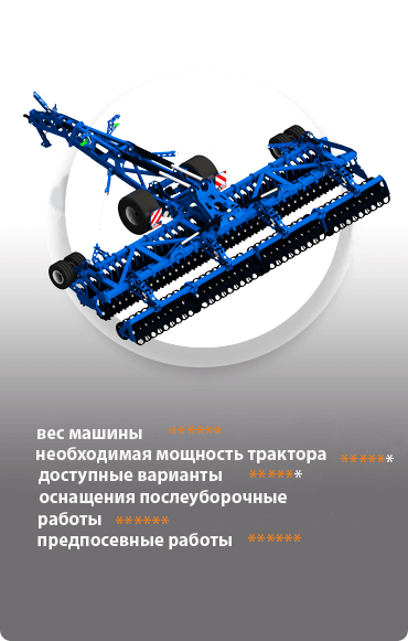 Дисковая борона U 665 PowerDisc